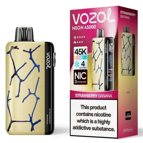 Puff Vozol Neon 45000 Taff Strawberry Banana - Puff Vozol Puff Vozol Neon 45000 Taff Strawberry Banana - Puff Vozol